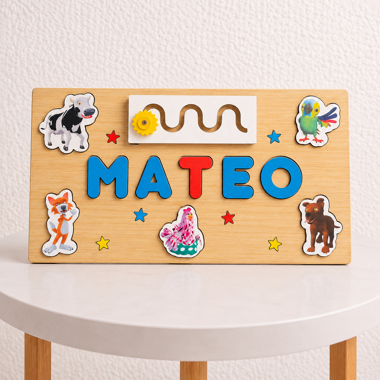 🧩 1 Tablero Montessori temático personalizado