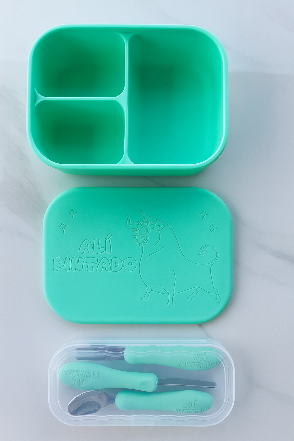 Super Pack: Taper bento box y cubiertos de acero con estuche