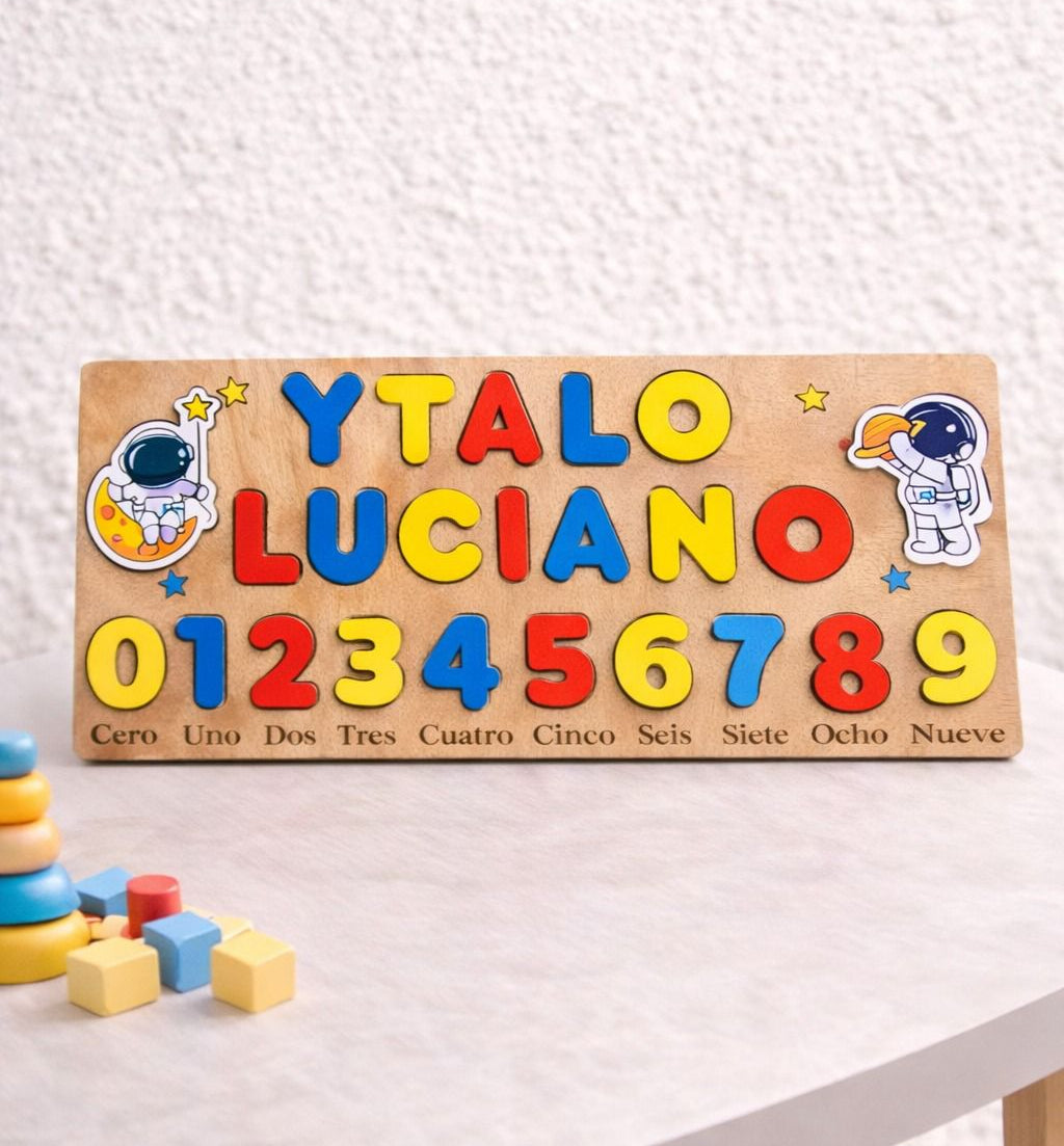 🧩 2 nombres, 2 figuras y números