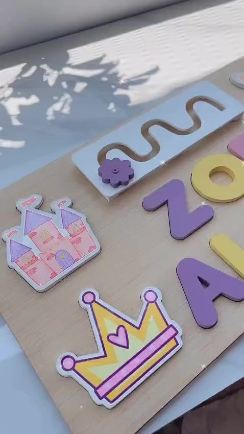 🧩 1 Tablero Montessori temático personalizado