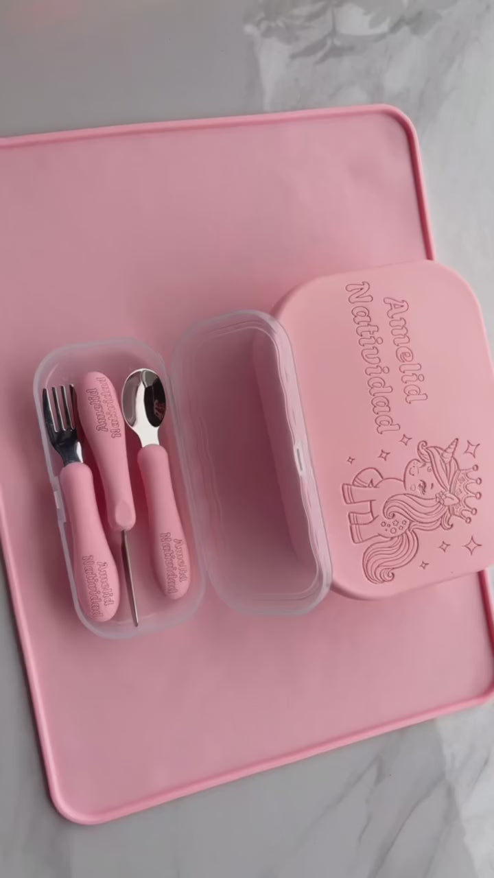 Super Pack: Taper bento box y cubiertos de acero con estuche